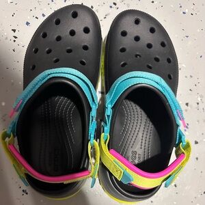 CROCS Classic Hiker Clog Black/Multi Ultra Light